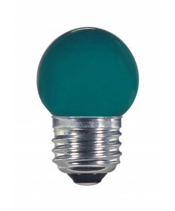Satco S9163 1.2 Watts S11 LED Bulb Blue Medium Base 120 Volts