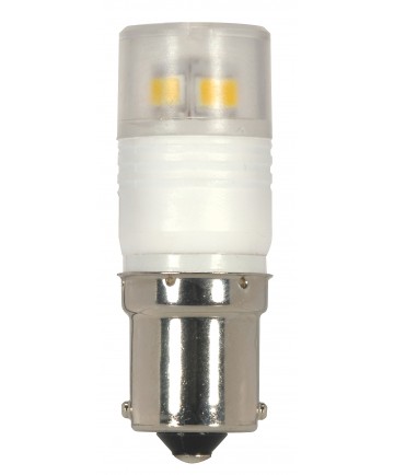 Satco S9222 LED 2.3W BA15S 3000K 2.3 Watts 12 Volts 3000K LED Light