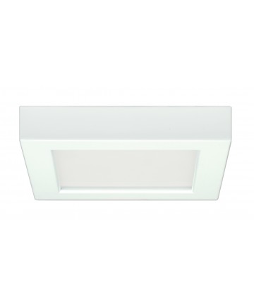 Satco S9327 10.5W/LED/5.5"FLUSH/30K/SQ/WH 10.5 Watts 120 Volts 3000K