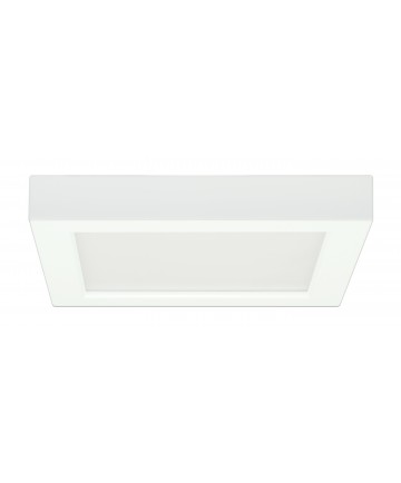 Satco S9332 13.5W/LED/7"FLUSH/27K/SQ/WH 13.5 Watts 120 Volts 2700K LED