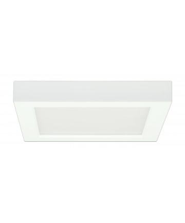 Satco S9361 13.5W/LED/7"FLUSH/50K/SQ/WH 13.5 Watts 120 Volts 5000K LED