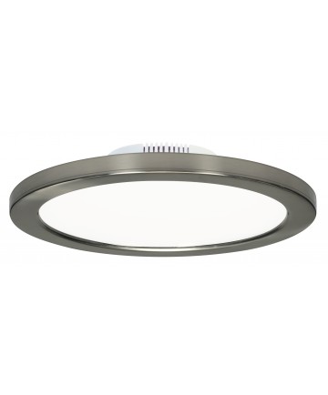 Satco S9883 12W/LED/7"FLUSH/3K/BN/SL 12 Watts 120/277 Volts 3000K LED