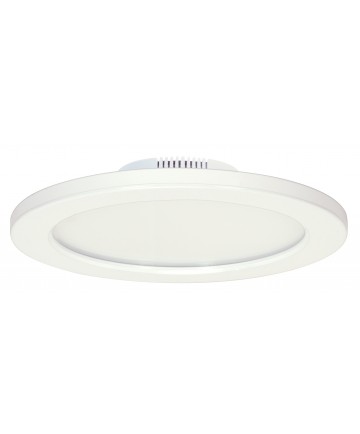 Satco S9886 16W/LED/9"FLUSH/3K/WH/SL 16 Watts 120/277 Volts 3000K LED