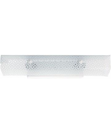 Nuvo Lighting SF76/277 4 Light 24" Vanity with Diamond "U" Channel