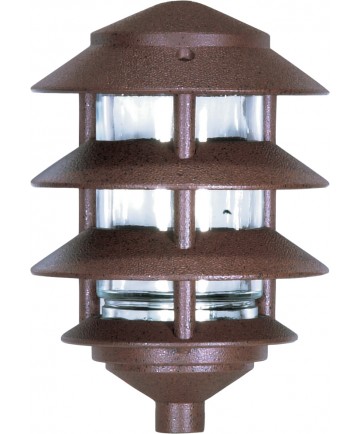 Nuvo Lighting SF76/633 Pagoda Garden Fixture Small Hood 1 light 3