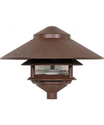 Nuvo Lighting SF76/635 Pagoda Garden Fixture Large 10" Hood 1 light 2