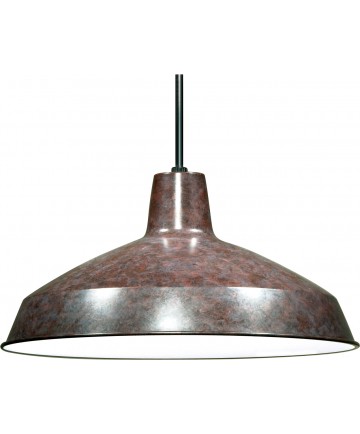Nuvo SF76/662 Old Bronze 1-Light 16" Warehouse Shade Pendant Light Fixture