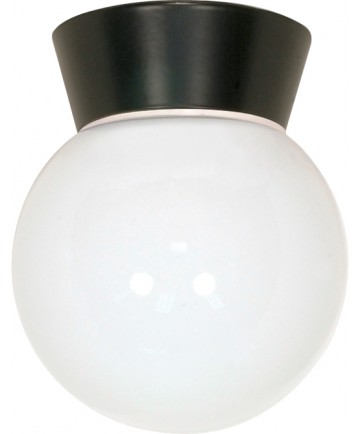Nuvo Lighting SF77/153 1 Light 8" Utility Ceiling Mount With White