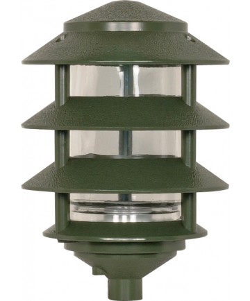 Nuvo Lighting SF77/324 Pagoda Garden Fixture Small Hood 1 light 3 Tier