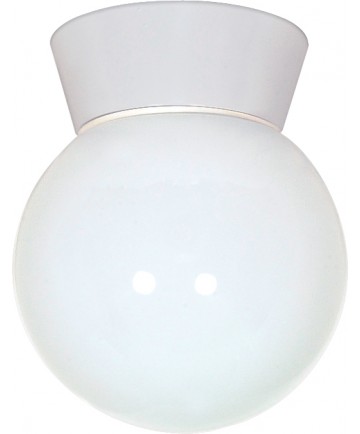 Nuvo Lighting SF77/532 1 Light 8" Utility Ceiling Mount With White