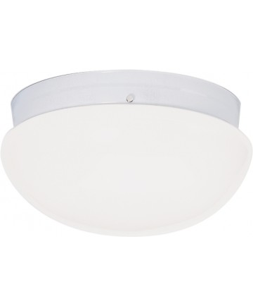 Nuvo Lighting SF77/987 2 Light 12" Flush Mount Large White Mushroom