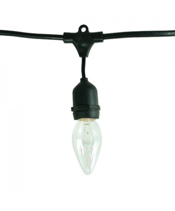 Bulbrite 860257 | Outdoor String Light w/Clear Iridescent Fiesta