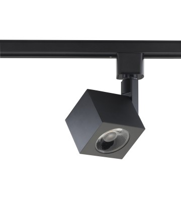 Nuvo TH464 1 Light LED 12W Track Light Head Square Black 36 Deg.