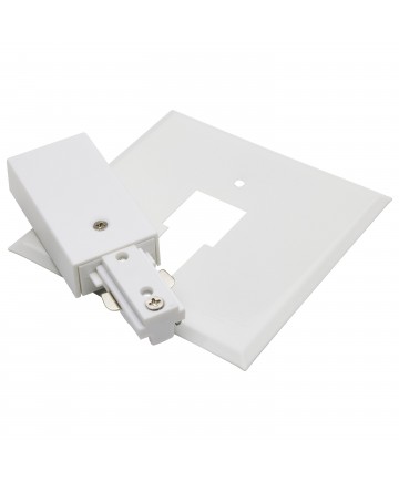 Nuvo Lighting TP218 Canopy Power Feed Reverse Polarity White finish