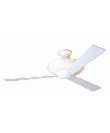 Modern Fan Company AUR-HUG-GW-52-WH-001 Aurora Hugger Gloss White Ceiling Fan