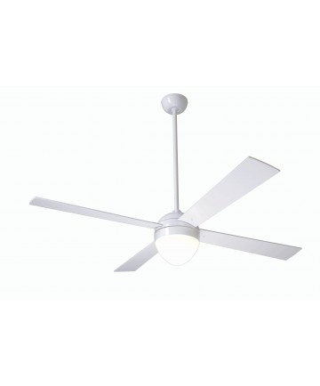 Modern Fan Company BAL-GW-52-WH-651-004 Ball Gloss White Ceiling Fan