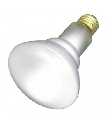 Satco S4887 Satco 65BR30/TF 65 Watt 120 Volt BR30 Medium Base Frost Flood Reflector Shatter Proof Incandescent Light Bulb