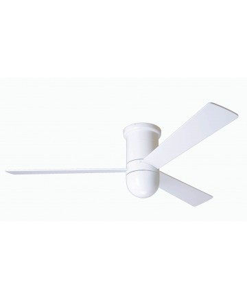 Modern Fan Company CIR-HUG-GW-42-AL-NL-003 Cirrus Hugger Gloss White Ceiling Fan