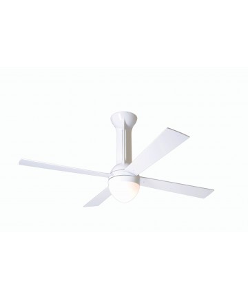 Modern Fan Company ECL-GW-42-WH-651-NC Eclipse Gloss White Ceiling Fan