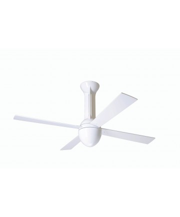 Modern Fan Company ECL-GW-52-WH-NL-004 Eclipse Gloss White Ceiling Fan
