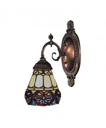 ELK Lighting 071-TB-21 Mix-n-match 1 Light Sconce in Tiffany Bronze