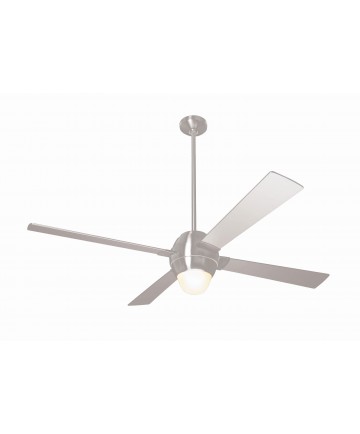 Modern Fan Company GUS-BN-56-WH-171-001 Gusto Bright Nickel Ceiling Fan