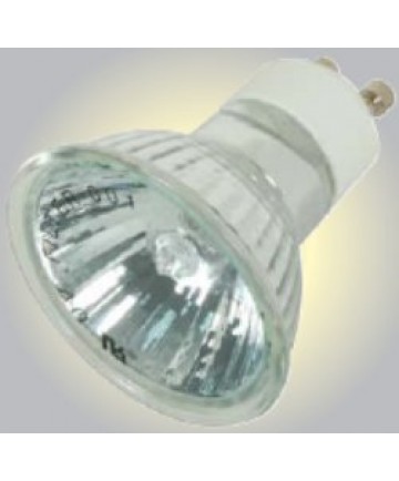 Satco S4192 Satco 35MR16/FMW/ALU/GU10 35 Watt 120 Volt MR16 GU10 Base Dimmable Aluminum Coated Reflector Flood 38 Degree Halogen MR Lamp