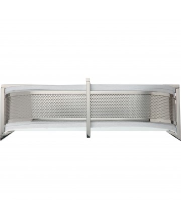 Nuvo Lighting 60/4448 Diesel 3 Light Horizontal Sconce with Slate Gray Fabric Shade