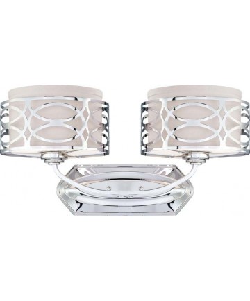 Nuvo Lighting 60/4622 Nuvo Harlow Collection Vanity & Wall 2-Light