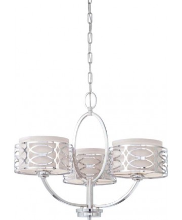Nuvo Lighting 60/4624 Nuvo Harlow Collection Chandelier 3-Light