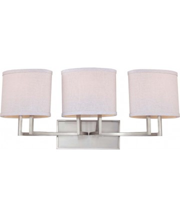 Nuvo Lighting 60/4753 60-4753 Nuvo Gemini Collection Vanity & Wall 3-Light