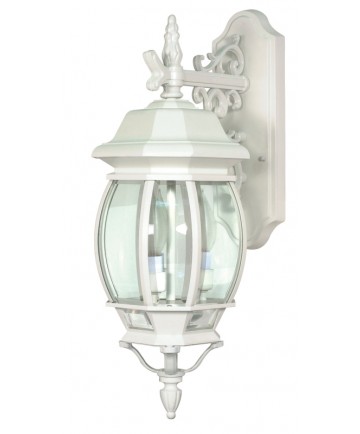 Nuvo Lighting 60/891 Central Park Collection 3-Light Wall Lantern