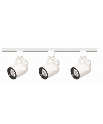 Nuvo Lighting TK348 3-Light White MR16 Track Lighting Kit