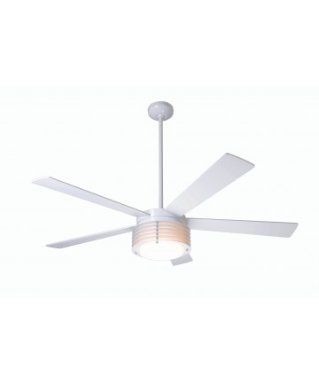 Modern Fan Company PHA-GW-52-NK-ES-002 Pharos Gloss White Ceiling Fan