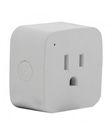 Satco S11269 Satco Starfish WiFi Smart Plug 120V Outlet 10 Amp Mini Square (2-Pack)