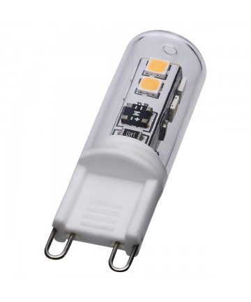 Satco S12328 2 Watt T4 LED Bulb Clear Finish G9 Base 3000K 120 Volt