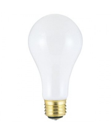Satco S1823 Satco 50/200/250A21/W 50/200/250 120 Volt A21 Three Way Medium Aluminum Base Incandescent Light Bulb