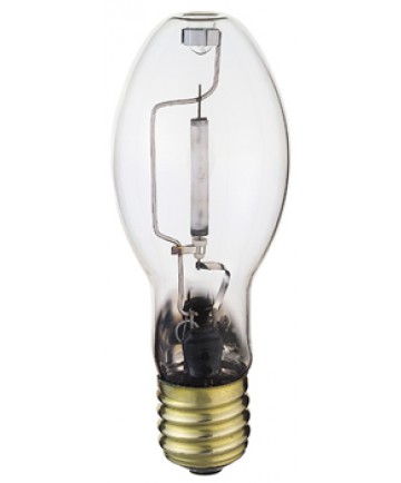 Satco S1931 LU100 100 Watt ED23.5 E39 Mogul Base Clear 2000K Universal High Pressure Sodium Light Bulb