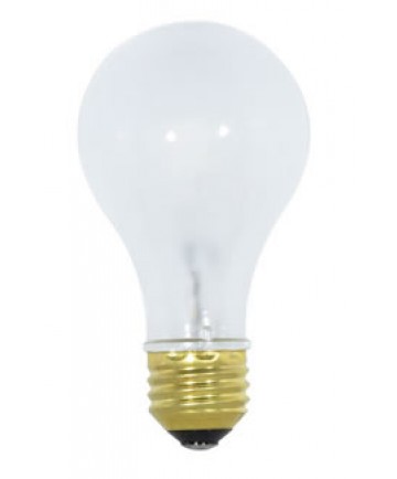 Satco S1943 Satco 42A/CAP 42 Watt 120 Volt A19 A-Line Medium Base Frosted Capsylite Halogen Light Bulb