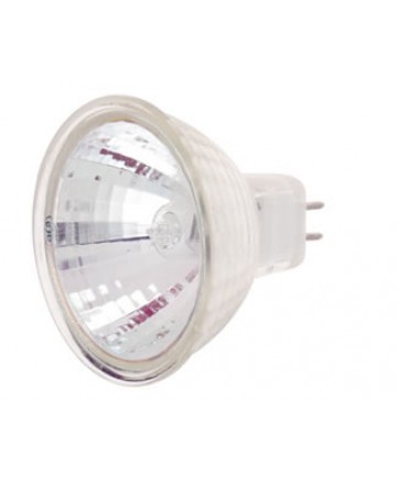 Satco S1951 Satco 35MR11/NFL/C FTH/C 35 Watt 12 Volt MR11 FTE GZ4 Base Narrow Flood 24 Degree Lensed Halogen Lamp