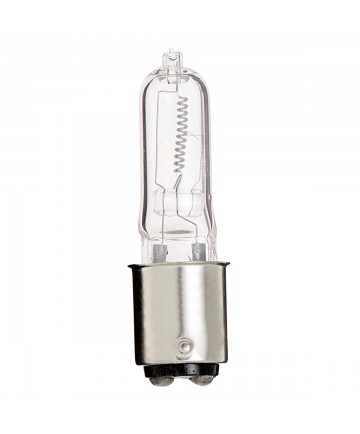 Satco S1979 35Q/CL/DC 35 Watt T4 Halogen Bulb Clear Double Contact 120 Volts