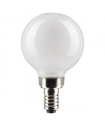 Nuvo|Satco S21213 | 5.5 Watt G16.5 LED Bulb White Candelabra base E12 3000K 120 Volt