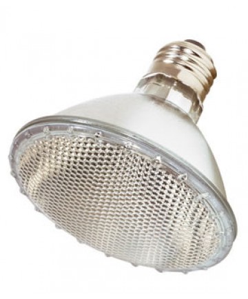 Satco S2211 Satco 75PAR30/HAL/WFL 75 Watt 120 Volt PAR30 Medium Base Wide Flood Halogen Light Bulb