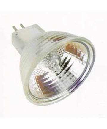 Satco S2616 Satco 20MR16/T/NSP10 ESX 20 Watt 12 Volt MR16 GU5.3 Base Hard Coated Dichroic Reflector Narrow Spot Halogen Lamp