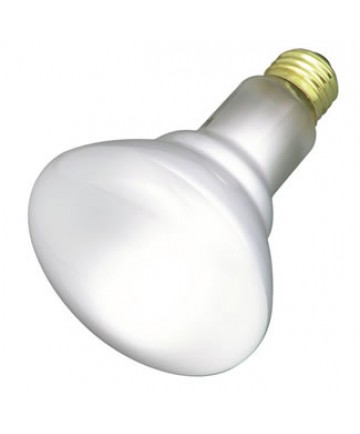 Satco S3408 Satco 65BR30/FL 130V 65 Watt BR30 130 Volt E26 Medium Base Frost Flood Reflector Incandescent Light Bulb 