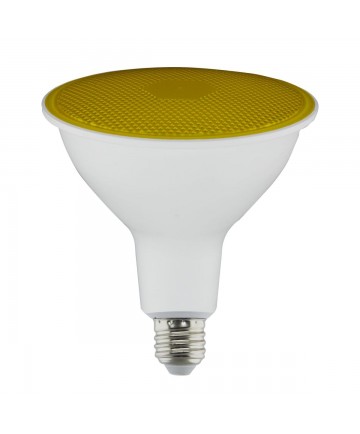 Satco S29484 11.5W PAR38 LED Bulb Yellow 90 deg. E26 120V
