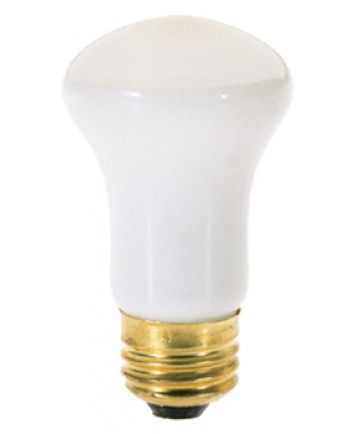 Satco S3214 Satco 40R16 40 Watt 120 Volt R16 Medium Base Frost Reflector Flood Light Bulb