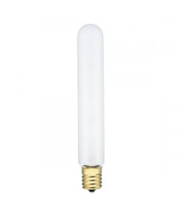 Satco S3708 Satco 25T6.5N/F 20 Watt 130 Volt T6.5 Intermediate Base Frosted Tubular Incandescent Carded Light Bulb