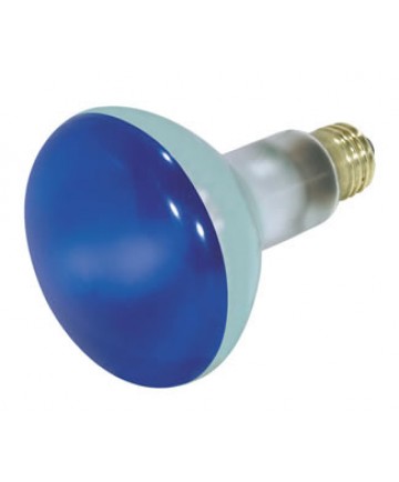 Satco S3228 Satco 75BR30/B 75 Watt 130 Volt BR30 Medium Base Blue Flood Light Bulb