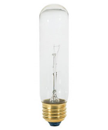 Satco S3250 Satco 25T10 25 Watt T10 120 Volt E26 Medium Base Clear Tubular Light Bulb